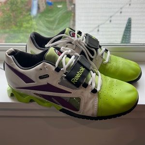 Reebok CrossFit U Form Lifter Women Sneakers Green/Purple Size 9